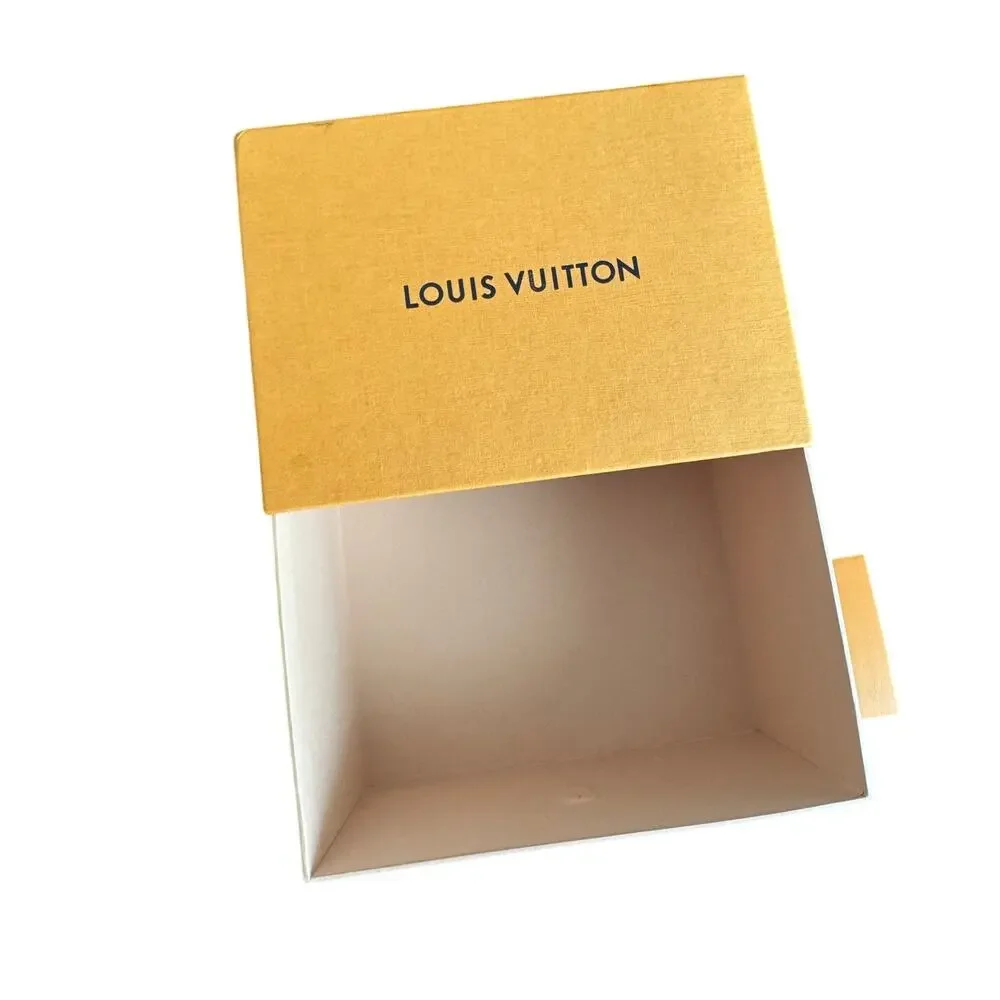 Authentic‎ Louis Vuitton Gift Box With Drawer And 2 Envelopes 7 X 4 X 5 inch